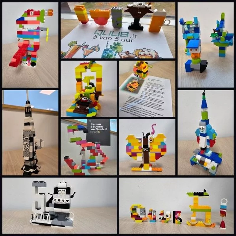 Quubit vijf jaar lego bouwen